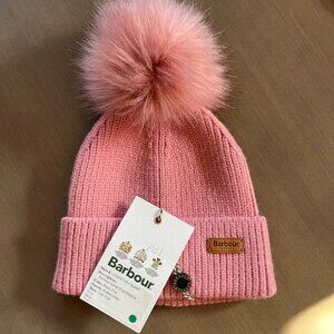 Barbour Dover Pom Beanie - Blush Pink